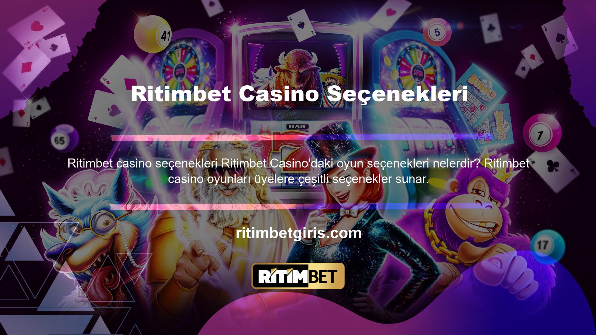 Casinoya girdikten sonra, heyecan verici oyunlardan heyecan verici deneyimlere kadar çok çeşitli seçeneklerle karşılanırsınız